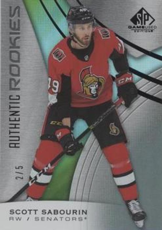 2019 SP Game Used #111 Black Rainbow /5