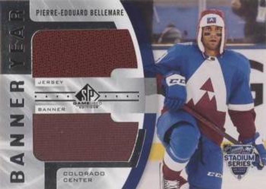 2020 SP Game Used #BYJ-PB 2020 NHL Stadium Series Banner Jersey Relics