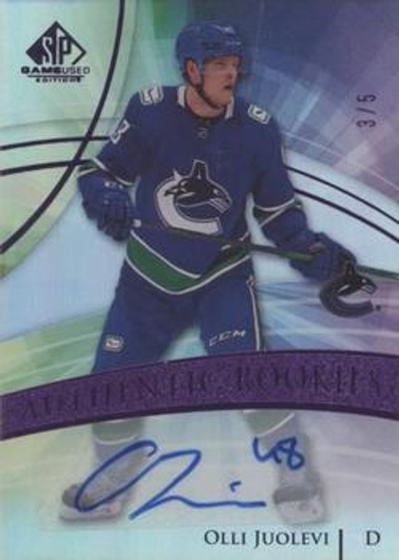 2020 SP Game Used #164 Purple Burst /5