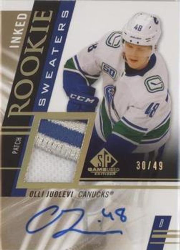 2020 SP Game Used #RS-OJ Inked Rookie Sweaters Patch /49