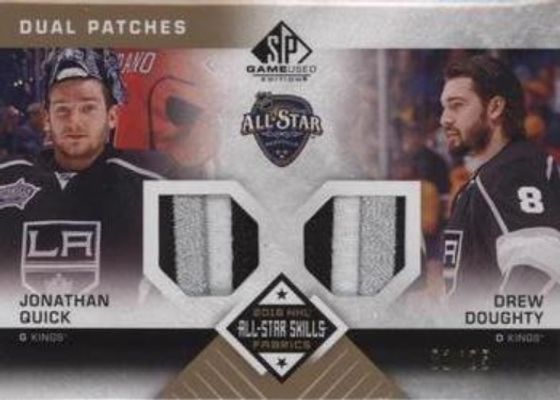 2016 SP Game Used #AS2-QD 2016 All Star Skills Dual Fabrics Patch /25