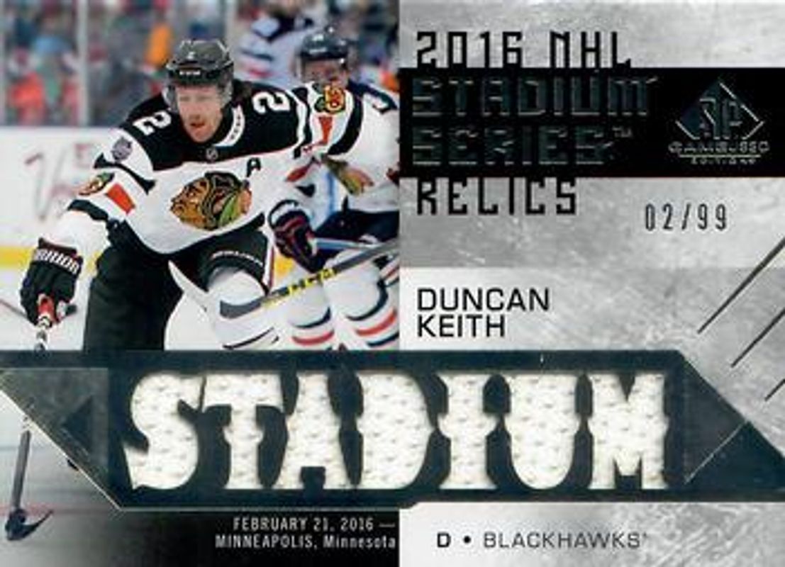 2016 SP Game Used #SSB-DK 2016 Stadium Series Relic Blends /99