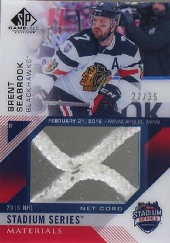 2016 SP Game Used #SSNC-BS 2016 Stadium Series Material Net Cord /35
