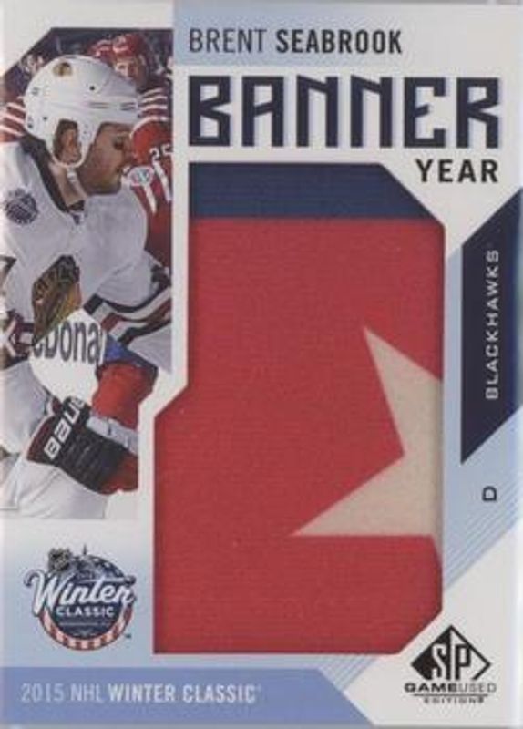 2016 SP Game Used #BWC-BS Banner Year Winter Classic