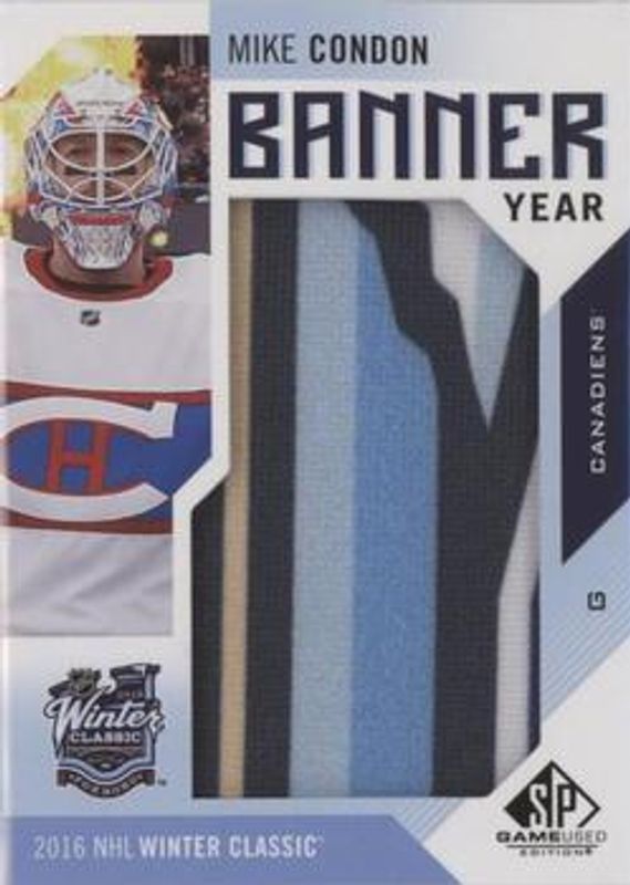 2016 SP Game Used #BWC-MC Banner Year Winter Classic
