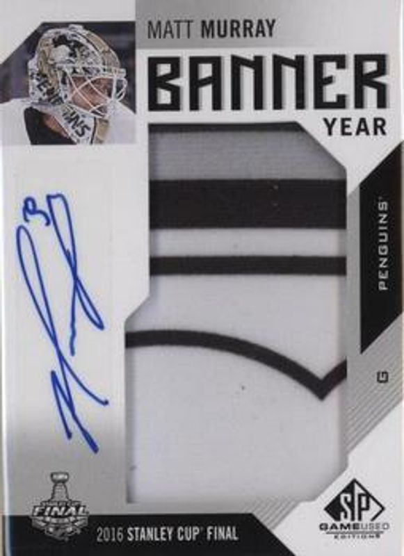 2016 SP Game Used #BSC-MM Banner Year Stanley Cup Finals Autographs
