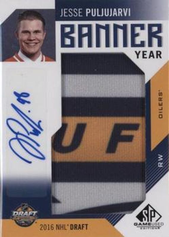2016 SP Game Used #BD16-JP Banner Year Draft Autographs