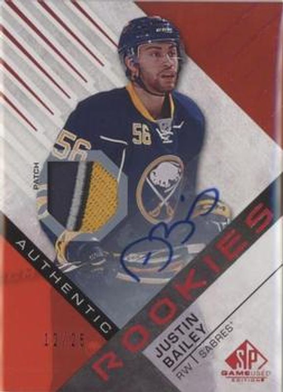 2016 SP Game Used #105 Red Autographs Material Spectrum Premium /25