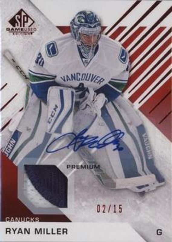 2016 SP Game Used #47 Red Autographs Material Spectrum Premium /25