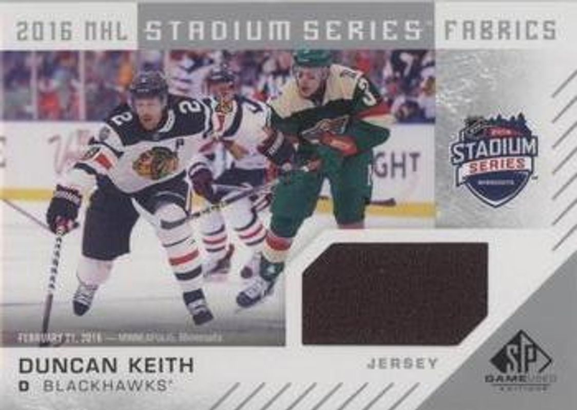 2016 SP Game Used #CB-DK 2016 Stadium Series Fabrics