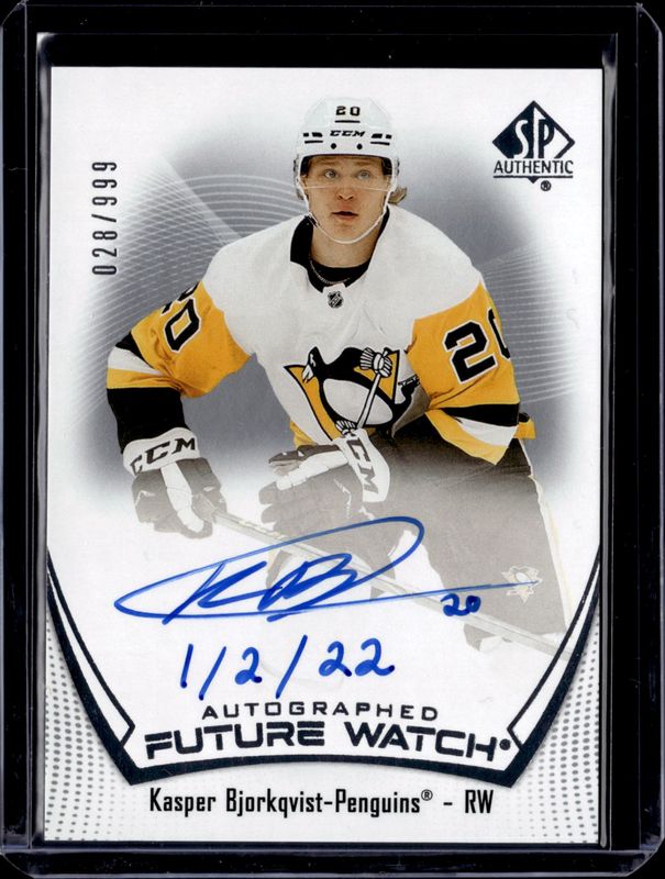 2021 SP Authentic #196 Future Watch Inscribed /50