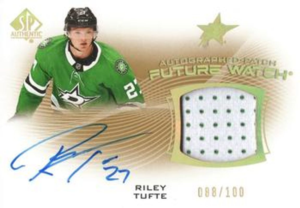 2021 SP Authentic #FWAP-RT Future Watch Autographs Patch /100