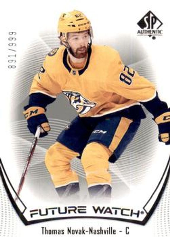 2021 SP Authentic #172 Future Watch Auto /999
