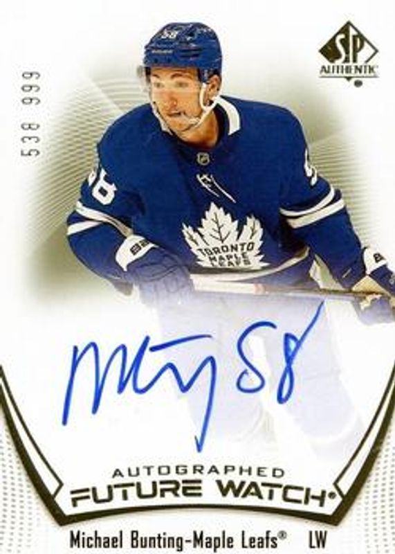 2021 SP Authentic #171 Future Watch Auto /999