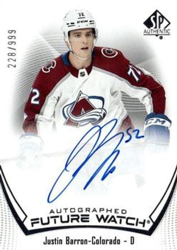 2021 SP Authentic #185 Future Watch Auto /999