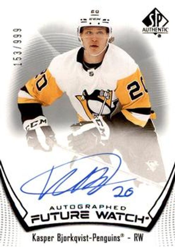 2021 SP Authentic #196 Future Watch Auto /999