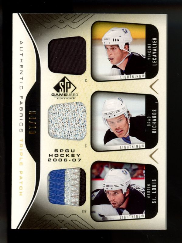 2007 SP Game Used #AF3-LRS Authentic Fabrics Triples Patches /10