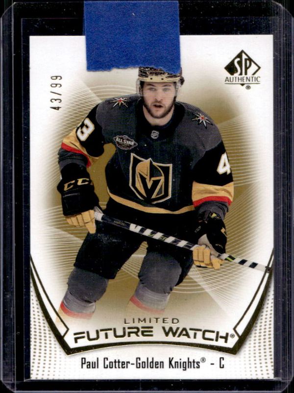 2021 SP Authentic #158 Limited Gold /99