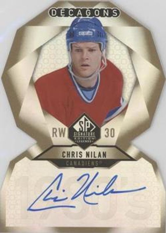 2020 SP Signature Edition Legends #DC-27 Decagons Gold Autographs