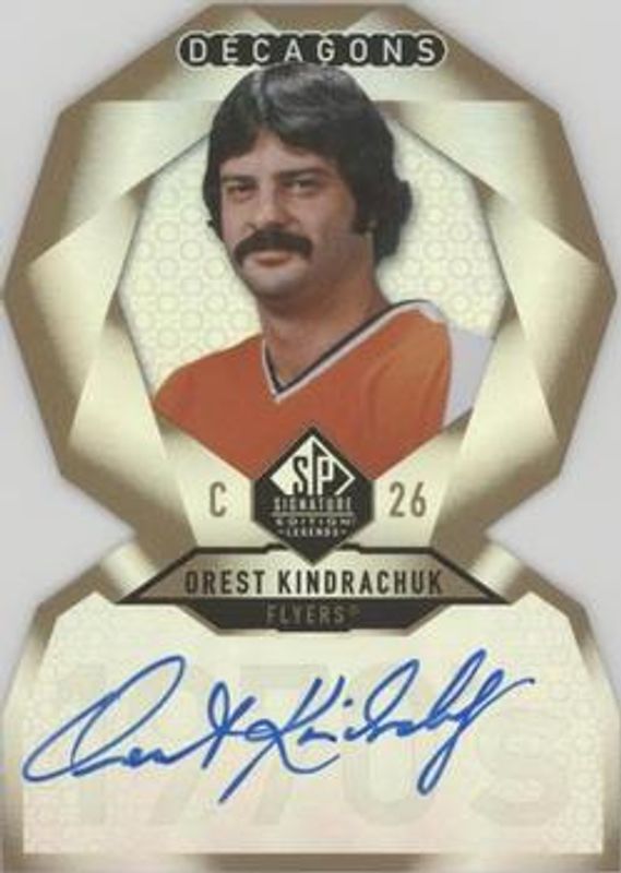 2020 SP Signature Edition Legends #DC-17 Decagons Gold Autographs