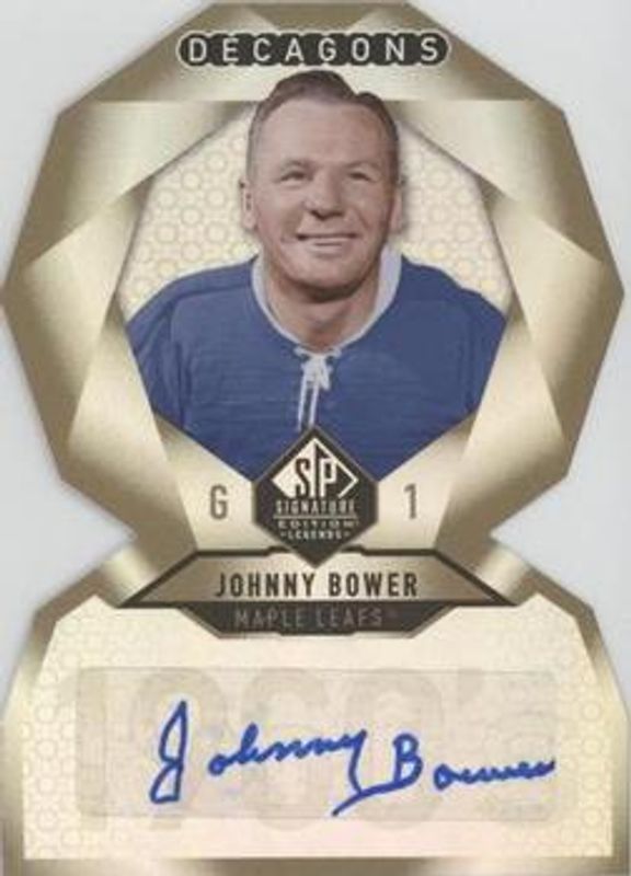 2020 SP Signature Edition Legends #DC-6 Decagons Gold Autographs