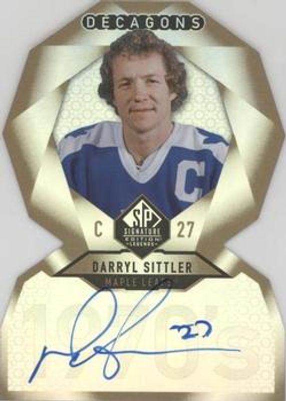 2020 SP Signature Edition Legends #DC-13 Decagons Gold Autographs