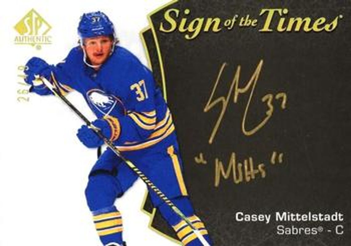 2021 SP Authentic #SOTT-CM Sign of the Times Black