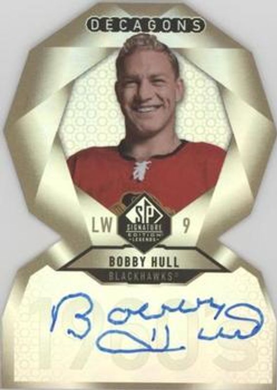 2020 SP Signature Edition Legends #DC-10 Decagons Gold Autographs