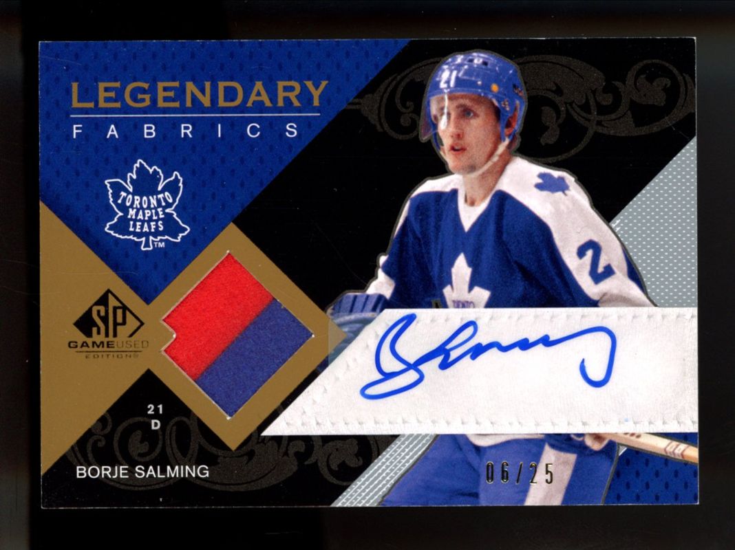 2007 SP Game Used #LAF-SA Legendary Fabrics Autographed /25