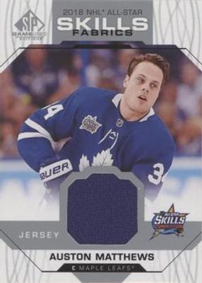 2018 SP Game Used #AS-AM 2018 NHL All Star Skills Fabrics