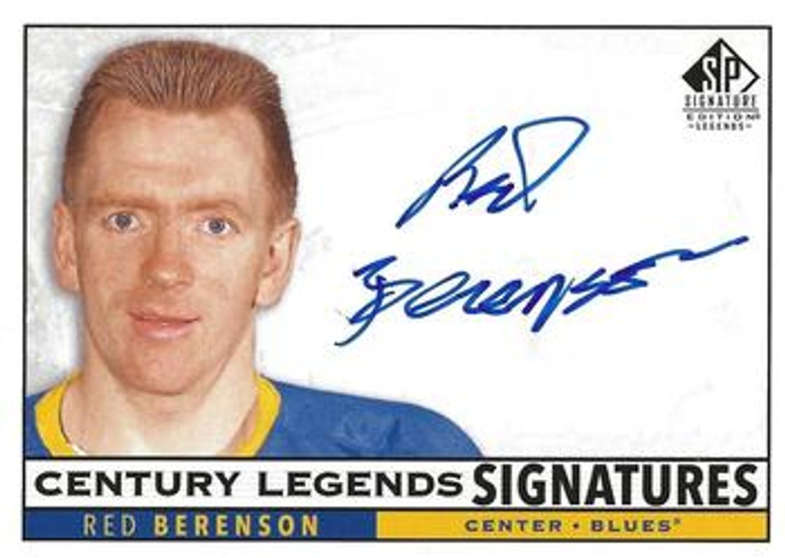 2020 SP Signature Edition Legends #CL-RB Century Legends Signatures