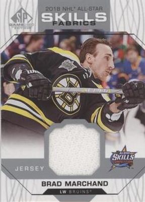 2018 SP Game Used #AS-BM 2018 NHL All Star Skills Fabrics