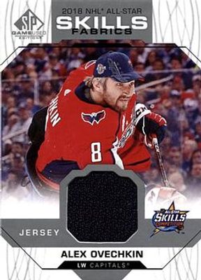 2018 SP Game Used #AS-AO 2018 NHL All Star Skills Fabrics