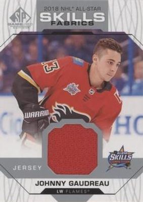 2018 SP Game Used #AS-JG 2018 NHL All Star Skills Fabrics