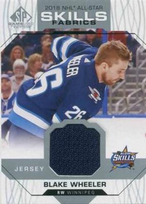 2018 SP Game Used #AS-BW 2018 NHL All Star Skills Fabrics