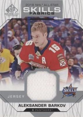 2018 SP Game Used #AS-AB 2018 NHL All Star Skills Fabrics