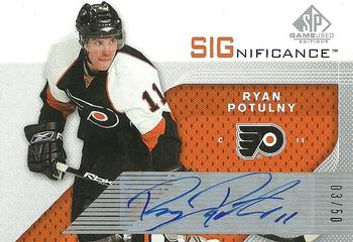2007 SP Game Used #S-RP SIGnificance /50