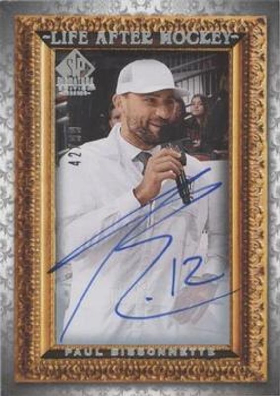 2020 SP Signature Edition Legends #LA-7 Life After Hockey Silver Spectrum Foil Autographs /99