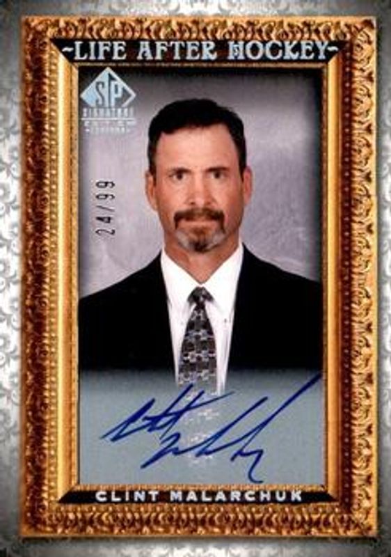 2020 SP Signature Edition Legends #LA-9 Life After Hockey Silver Spectrum Foil Autographs /99