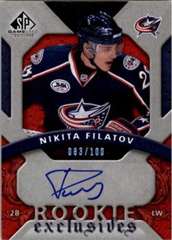 2008 SP Game Used #RE-NF Rookie Exclusive Autographs /100