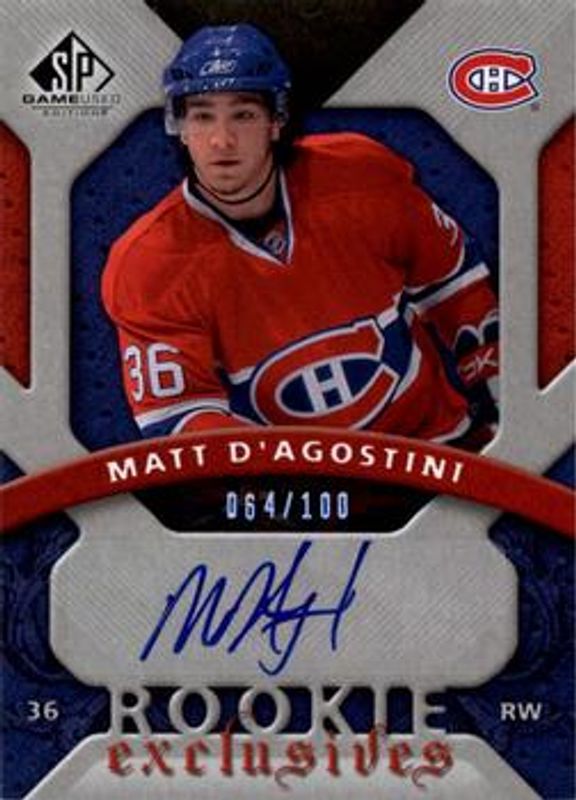 2008 SP Game Used #RE-MD Rookie Exclusive Autographs /100