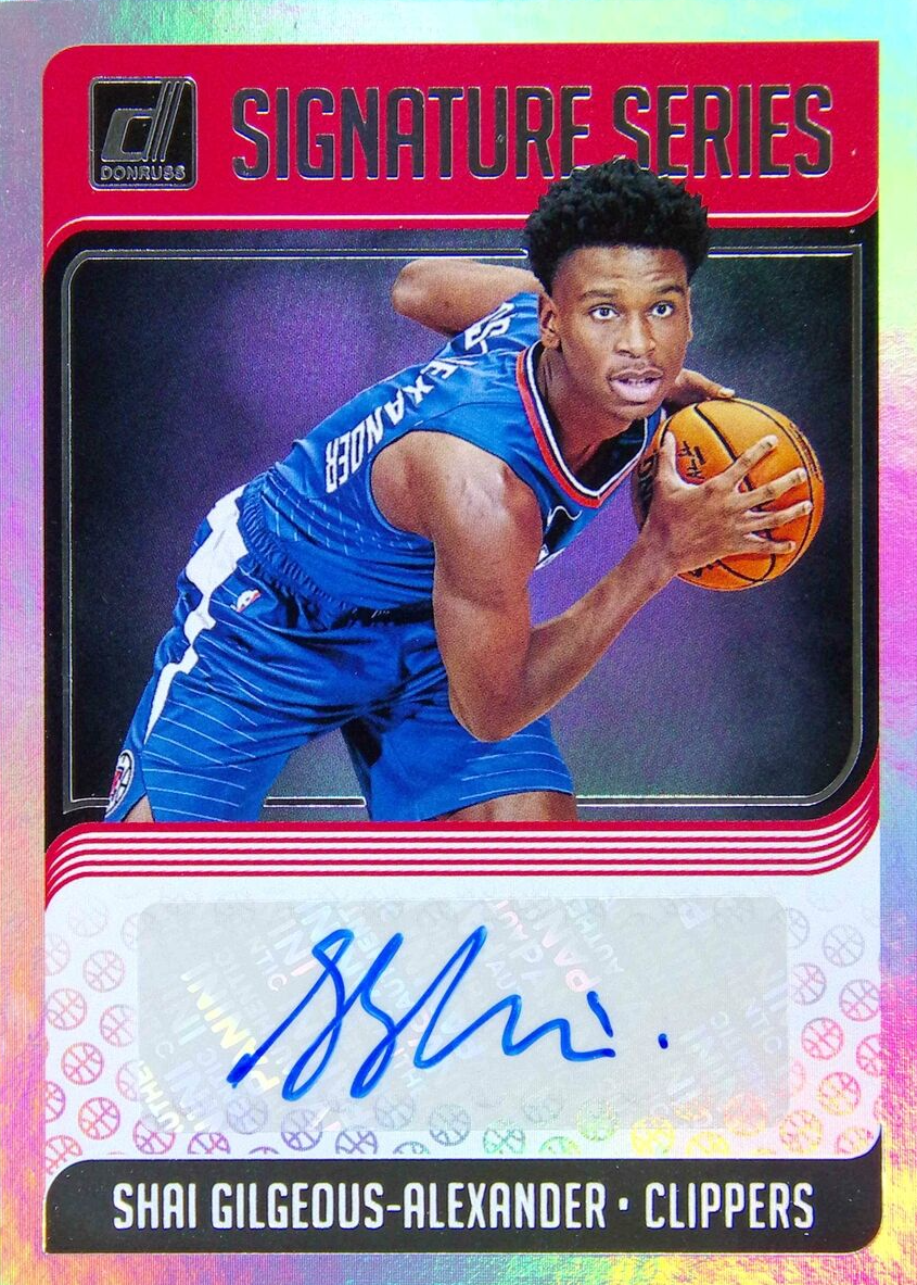 Shai Gilgeous-Alexander 2018 Donruss #SG-SGA Signature