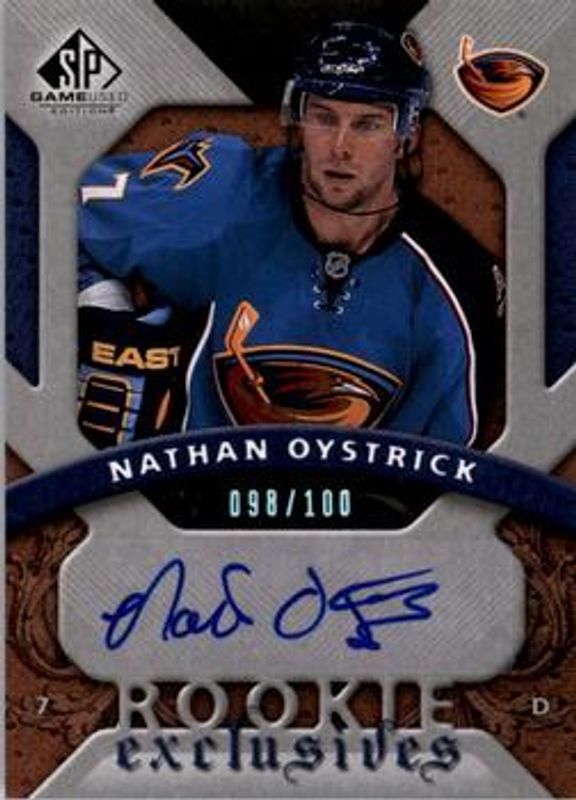2008 SP Game Used #RE-NO Rookie Exclusive Autographs /100