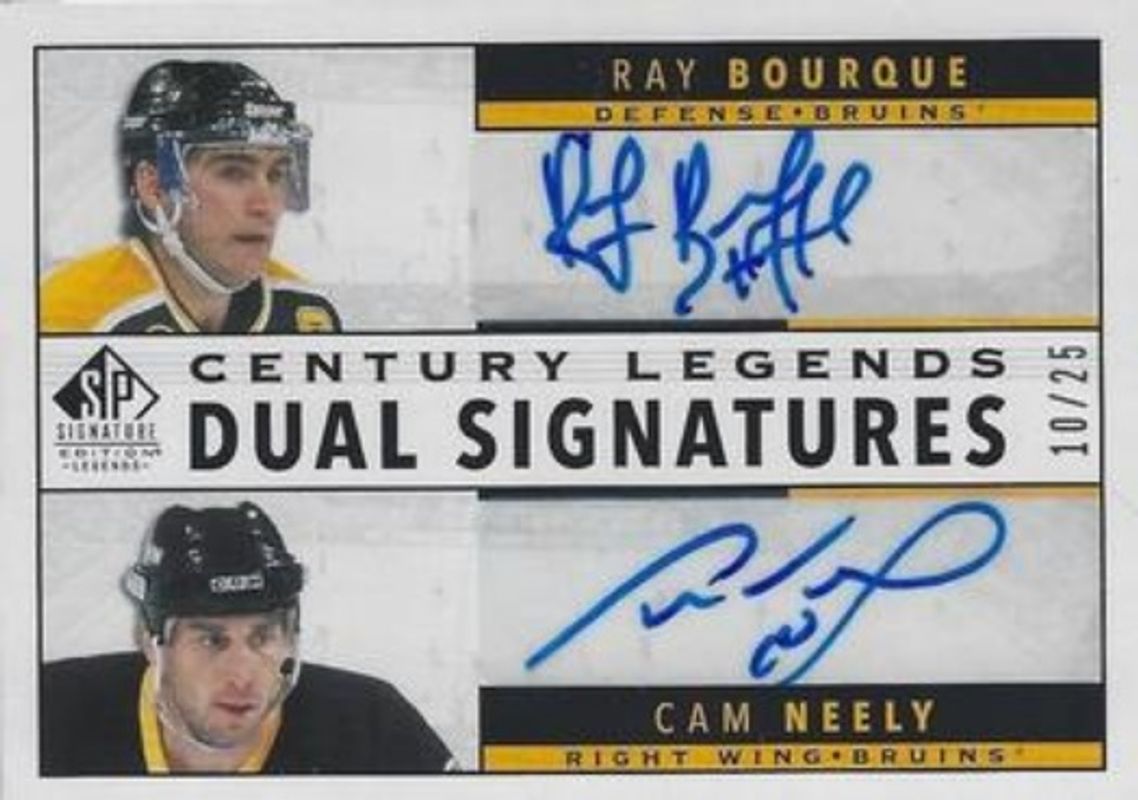 2020 SP Signature Edition Legends #CL2-NB Century Legends Signatures Dual /25