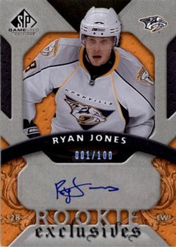 2008 SP Game Used #RE-RJ Rookie Exclusive Autographs /100