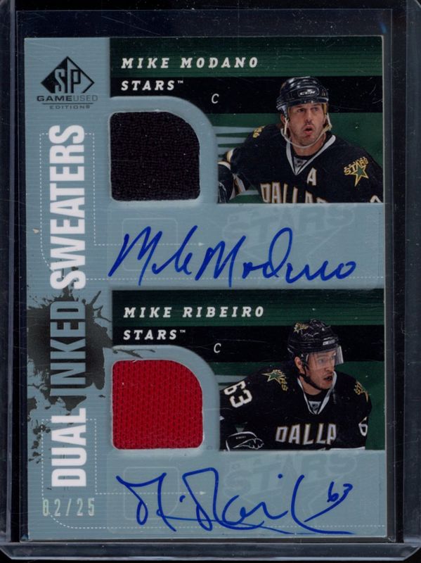 2008 SP Game Used #INK-MM Dual Inked Sweaters /25