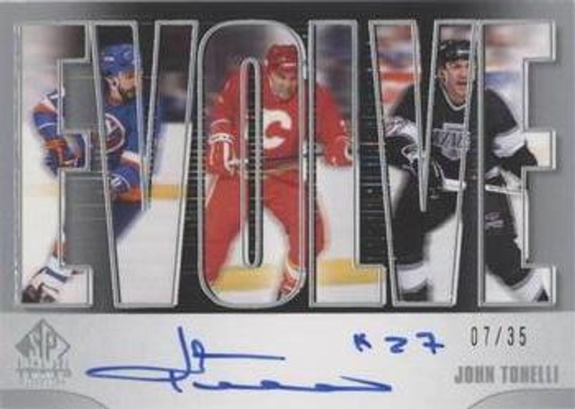 2020 SP Signature Edition Legends #E-8 Evolve Silver Spectrum Foil Autographs /35
