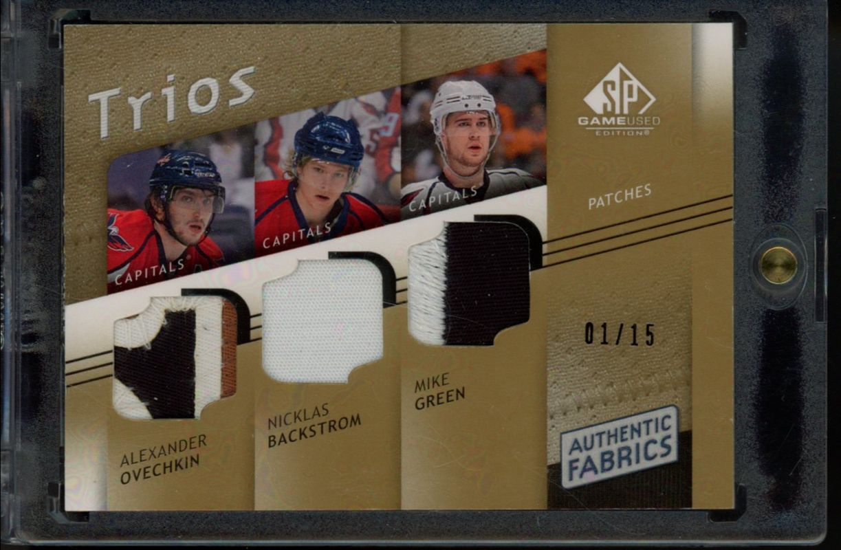 2008 SP Game Used #AF3-OGB Authentic Fabrics Trios Patches /15