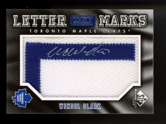 2011 SP Game Used #LM-WC Letter Marks /50