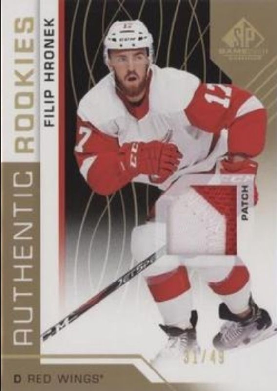 2018 SP Game Used #175 Gold Spectrum Premium Material /49